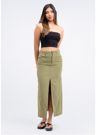 ERENA FRONT SLIT SKIRT